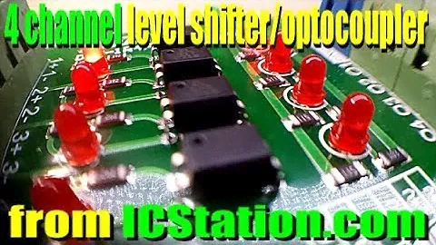 4 channel level shifter/optocoupler from ICStation.com