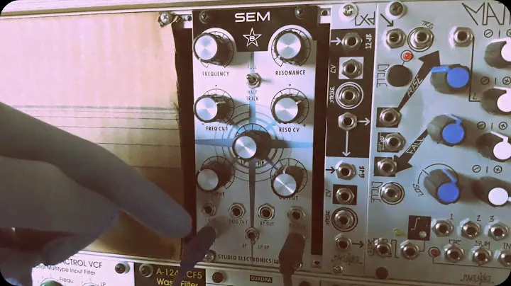 Studio Electronics SEM Filter Sweeps and Pings, No Talking | Eurorack Modular