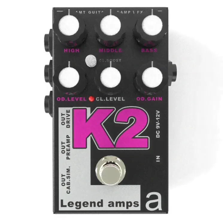 AMT C-2 Legend Amps 2 Двухканальный гитарный предусилитель, AMT Electronics-0