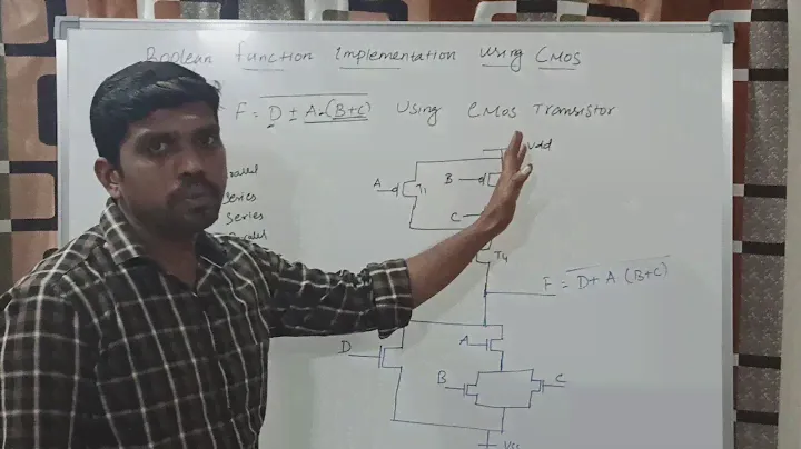 Implementation of Boolean Expression using CMOS | S Vijay Murugan