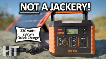 BEST Micro Solar Generator For The BUCK? BALDR 330 Watt 297Wh Portable Power Station Review