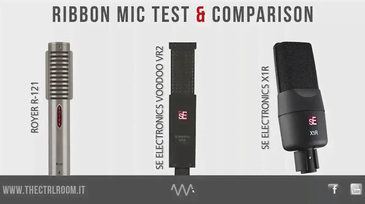 Ribbon microphones in comparison   Royer R 121 vs sE Electronics Voodoo VR2 Vs sE Electronics X1R
