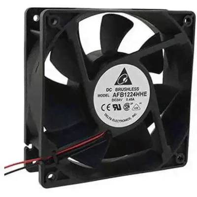 Вентилятор Delta Electronics DC, 24V, 120x38mm, 0.3А, AFB1224HHE (AFB1224HHE)-0