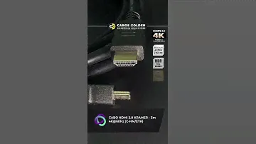 Cabo HDMI Kramer 2.0 até 4K @ 60Hz 4: 4: 4 C-HM/ETH-10