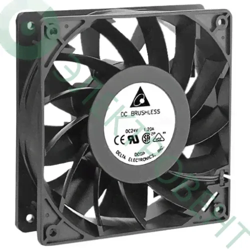 Вентилятор DC FFB1224EHE ø120x38 24VDC Delta Electronics-0