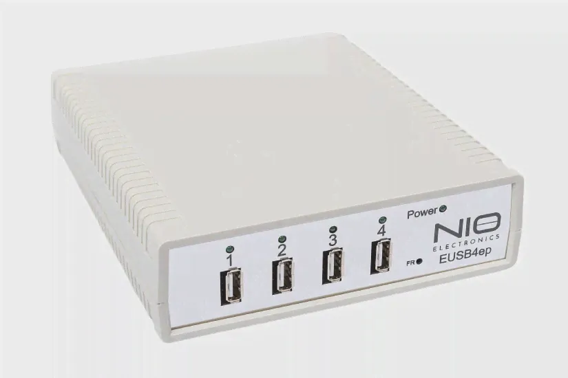 Сетевой USB концентратор NIO Electronics 4 внешних порта (NIO-EUSB 4EP), серый (art.: 3920c1ec9d17a)