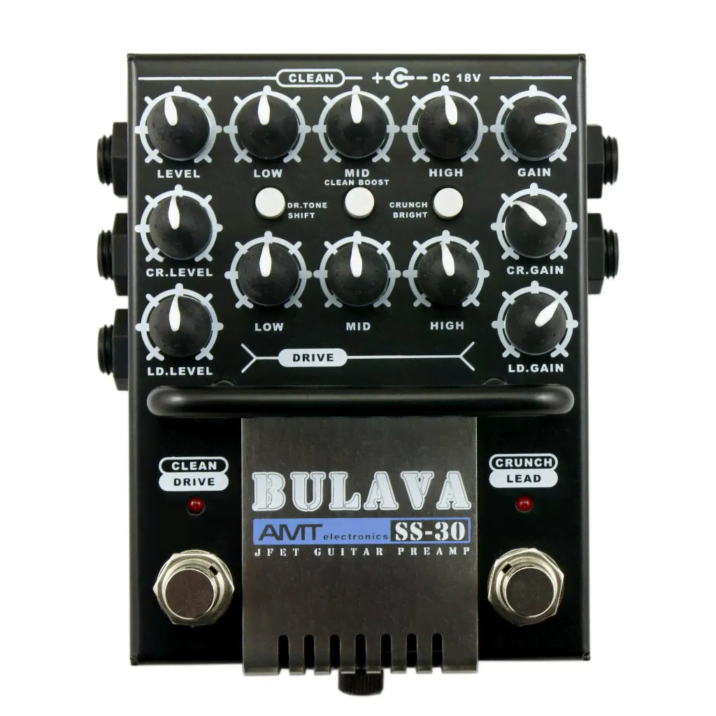 SS-30 «BULAVA» Гитарный предусилитель на JFET-транзисторах, AMT Electronics SS-30 «BULAVA» в Владивостоке