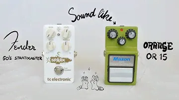 Can TC Electronic Spark sound like Maxon VOP9? | Cheap vs Expensive Boost / Overdrive Pedals