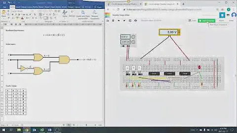 Boolean Expression Implementation in Tinkercad