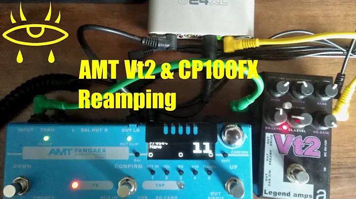 Reamping Lasse Lamert's riffs with AMT Vt2 and CP-100FX Pangaea