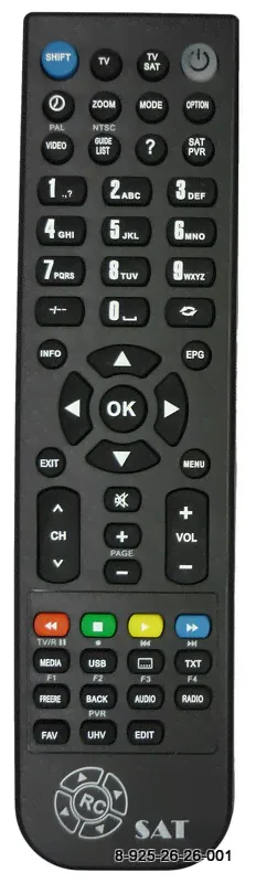 ELECTRONICS VV8903HD пульт для DVB-T2 приставки (предлагаем аналог)