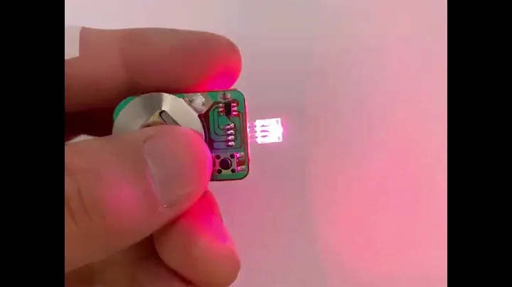 CR2032 RGB colorful LED color-changing module suitable for billboard technology glasses lighting