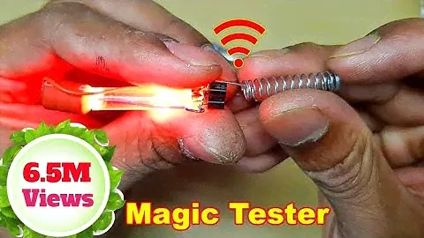 How to make magic tester, wireless tester at homemade, (Elab Industrial)