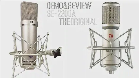 SE2200A STUDIO CONDENSER MIC ¦ HOMESTUDIO DEMO & REVIEW