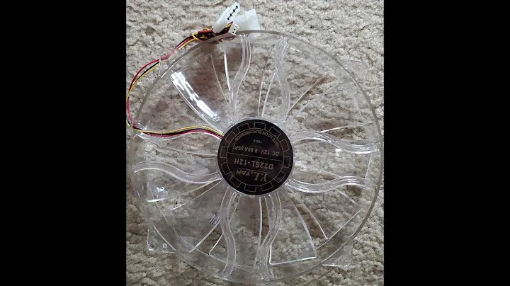 Yate Loon D22SL-12H Blue LEDs 3-pin Fan Review, Pt 1